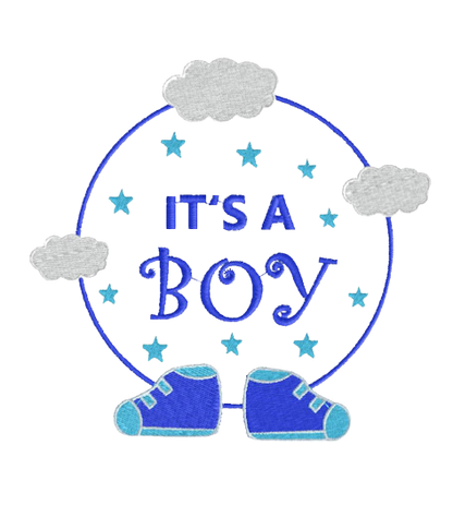 Motif de broderie It's a Boy